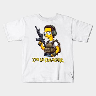 Tactical Yellow People Kids T-Shirt